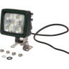 Lampa robocza LED, kwadratowa 60W 5600lm 111x82.5x99 mm z przewodem 3 m światło szerokokątne, 20 LED, Kramp