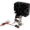 Lampa robocza LED z możliwością ściemniania, kwadratowa 60W 1820/5200lm 10/30V biała z wtyczką Deutsch, ultra szeroki strumień ś