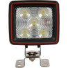 Lampa robocza LED, kwadratowa 60W 5600lm 10/30V z wtyczką Deutsch światło szerokokątne 20 LED Kramp