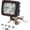 Lampa robocza LED, kwadratowa 60W 5600lm 10/30V z wtyczką Deutsch światło szerokokątne 20 LED Kramp