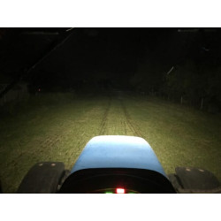 Lampa robocza LED, prostokątna lewa 21W 2600lm 10/30V światło rozproszone 14 LED Kramp