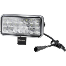 Lampa robocza LED, prostokątna 54W 4100lm 10/30V światło rozproszone 18 LED Kramp