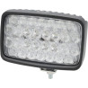 Lampa robocza LED, prostokątna 90W 6000lm 10/30V z wtyczką Deutsch, światło rozproszone 30 LED Kramp