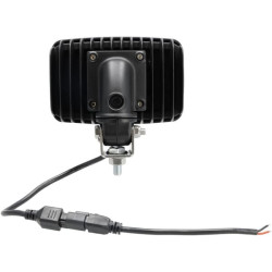 Lampa robocza LED, prostokątna 90W 6000lm 10/30V z wtyczką Deutsch, światło rozproszone 30 LED Kramp