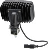 Lampa robocza LED, prostokątna 90W 6000lm 10/30V z wtyczką Deutsch, światło rozproszone 30 LED Kramp
