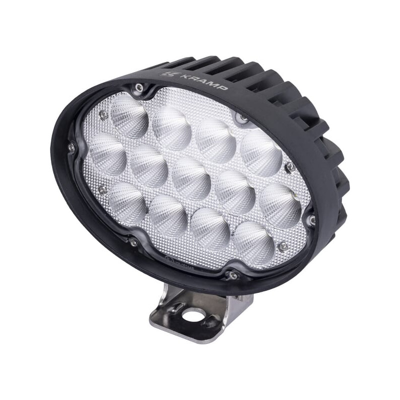 Lampa robocza LED, owalna 65W 5200lm 10/30V z wtyczką Deutsch 2-pin światło rozproszone 13 LED Kramp