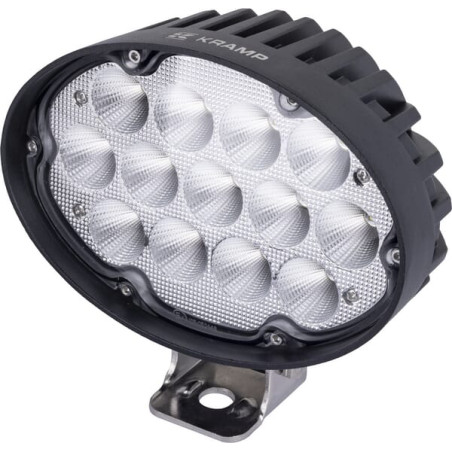 Lampa robocza LED, owalna 65W 5200lm 10/30V z wtyczką Deutsch 2-pin światło rozproszone 13 LED Kramp