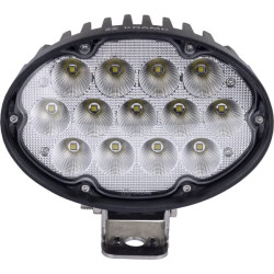 Lampa robocza LED, owalna 65W 5200lm 10/30V z wtyczką Deutsch 2-pin światło rozproszone 13 LED Kramp