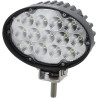 Lampa robocza LED, owalna 65W 5880lm 10/30V 166x148x95 mm z wtyczką Deutsch, światło skupione 13 LED