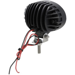 Lampa robocza LED, owalna 65W 5880lm 10/30V 166x148x95 mm z wtyczką Deutsch, światło skupione 13 LED