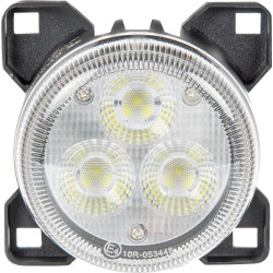 Lampa robocza LED, okrągła 42W 4200lm 10/30V z wtyczką Deutsch + H11 światło rozproszone Kramp