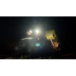 Lampa robocza LED, okrągła 42W 4200lm 10/30V z wtyczką Deutsch + H11 światło rozproszone Kramp