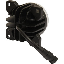 Lampa robocza LED, okrągła 40W 4000lm 10/30V Ø 90 mm z wtyczką H11/Deutsch, światło skupione 4 LED Kramp