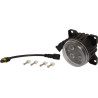 Lampa robocza LED, okrągła 40W 4000lm 10/30V Ø 90 mm z wtyczką H11/Deutsch, światło skupione 4 LED Kramp
