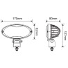 Lampa robocza LED, owalna 40W 3500lm 10/30V światło ultra szerokokątne rozproszone 8 LED Kramp