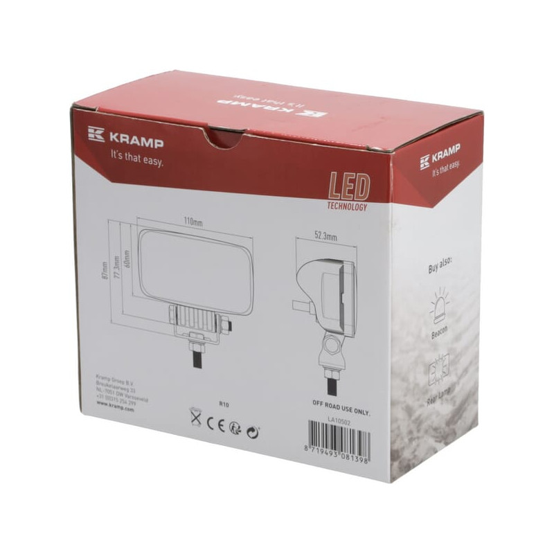Lampa robocza, pośrednia, 15W 1000lm