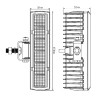 Lampa robocza, pośrednia, 18W 1500lm