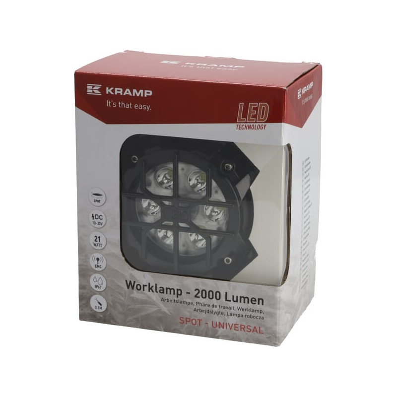 Lampa robocza 21W 2000 lumenów