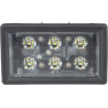 Lampa robocza LED, prostokątna 30W 2400lm z wtyczką H11 światło rozproszone 6 LED Kramp