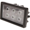 Lampa robocza LED, prostokątna 30W 2400lm z wtyczką H11 światło rozproszone 6 LED Kramp