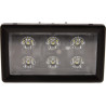 Lampa robocza LED, prostokątna 30W 2400lm z wtyczką H11 światło rozproszone 6 LED Kramp