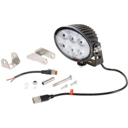 Lampa robocza LED, owalna 60W 6000lm 12-60V światło rozproszone 6 LED Kramp