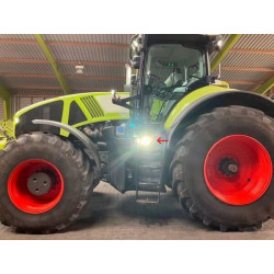 Lampa robocza LED, okrągła 40W 4000lm 10/30V 84x126x71.8 mm z wtyczką AMP światło skupione 4 LED 360° Kramp
