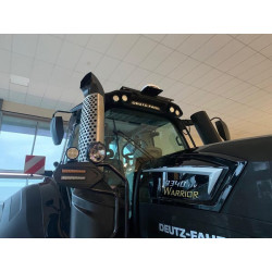 Lampa robocza LED, okrągła 40W 4000lm 10/30V 84x126x71.8 mm z wtyczką AMP światło skupione 4 LED 360° Kramp