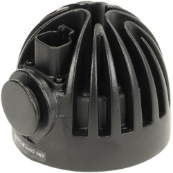 Lampa robocza LED, okrągła 40W 4000lm 10/30V 84x126x71.8 mm z wtyczką AMP światło skupione 4 LED 360° Kramp