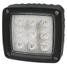 Lampa robocza LED, kwadratowa 27W 3000lm 10/30V z wtyczką Deutsch światło rozproszone 9 LED Kramp