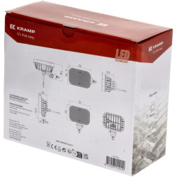 Lampa robocza LED, prostokątna 30W 4200lm 10/30V z wtyczką Deutsch + ITT światło rozproszone 30 LED Kramp
