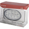 Lampa robocza LED, owalna 56W 5320 lm 10/30V 160x129x68 mm z wtyczką Deutsch, światło skupione 10 LED
