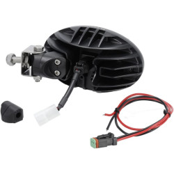 Lampa robocza LED, owalna 56W 5320 lm 10/30V 160x129x68 mm z wtyczką Deutsch, światło skupione 10 LED