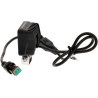 Lampa robocza LED, kwadratowa 12W 1200lm 12/24V, biała, 53.7x75.5x32.3 mm światło rozproszone z wtyczką Deutsch, 8 LED