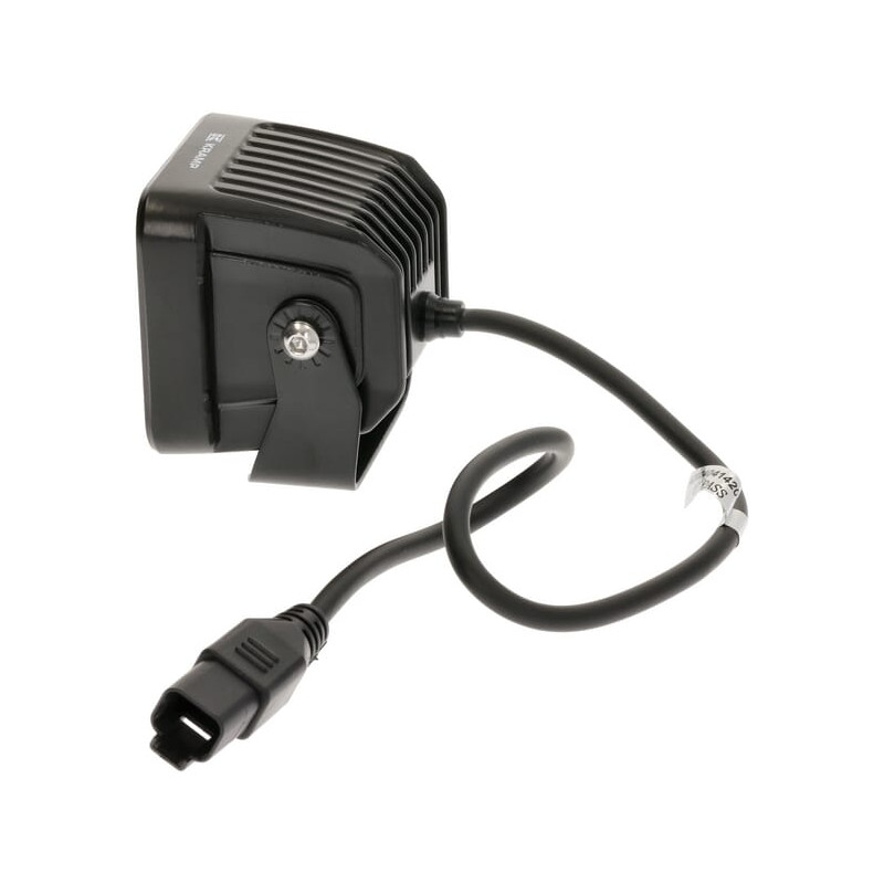 Lampa robocza LED, kwadratowa 40W 4800lm 12/24V, biała, 81x82.5x67.5 mm światło rozproszone z wtyczką Deutsch, 4 LED