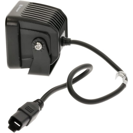 Lampa robocza LED, kwadratowa 40W 4800lm 12/24V, biała, 81x82.5x67.5 mm światło rozproszone z wtyczką Deutsch, 4 LED