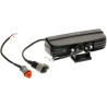 Lampa robocza LED, prostokątna 30W 2880lm 12/24V, biała/pomarańczowa, 157x49.7x60 mm światło rozproszone z wtyczką Deutsch, 6 LE