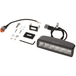 Lampa robocza LED, prostokątna 30W 2880lm 12/24V, biała/pomarańczowa, 157x49.7x60 mm światło rozproszone z wtyczką Deutsch, 6 LE