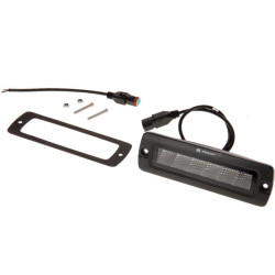 Lampa robocza LED, prostokątna 30W 2880lm 12/24V, biała, 157x49.7x60 mm światło rozproszone z wtyczką Deutsch, 6 LED