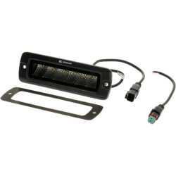 Lampa robocza LED, prostokątna 30W 2880lm 12/24V, biała, 157x49.7x60 mm światło rozproszone z wtyczką Deutsch, 6 LED