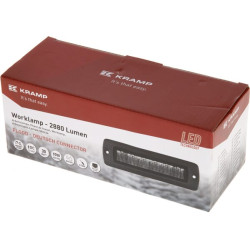Lampa robocza LED, prostokątna 30W 2880lm 12/24V, biała, 157x49.7x60 mm światło rozproszone z wtyczką Deutsch, 6 LED