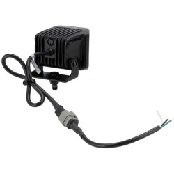 Lampa robocza LED, kwadratowa 70W 8400lm 12/24V, biała/pomarańczowa, 97x77x75 mm światło rozproszone z wtyczką Deutsch, 10 LED