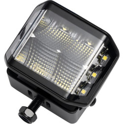 Lampa robocza LED, kwadratowa 70W 8400 lm 12/24V, biała, 97x77x75 mm światło rozproszone z wtyczką Deutsch, 10 LED