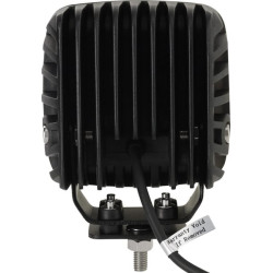Lampa robocza LED, kwadratowa 45W 4050lm 12/24V, niebieska, 126x151x95 mm światło skupione z wtyczką Deutsch, 9 LED