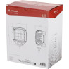 Lampa robocza LED, kwadratowa 45W 4050lm 12/24V, niebieska, 126x151x95 mm światło skupione z wtyczką Deutsch, 9 LED