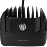 Lampa robocza LED, kwadratowa 45W 4050lm 12/24V, niebieska, 126x151x95 mm światło skupione z wtyczką Deutsch, 9 LED