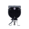 Lampa robocza LED, okrągła, 54W 5100 lm 12/24V Ø 133x75 mm z wtyczką Deutsch, światło rozproszone 9 LED z uchwytem + przełącznik