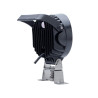 Lampa robocza LED, okrągła, 54W 5100 lm 12/24V Ø 133x75 mm z wtyczką Deutsch, światło rozproszone 9 LED z uchwytem + przełącznik