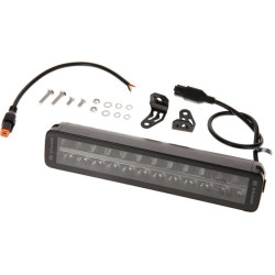 Lampa robocza długa LED, 120W 10080lm prostokątna, 12/24V, biała/pomarańczowa, 357x70x67 mm z wtyczką Deutsch, Combo, prosta, 24