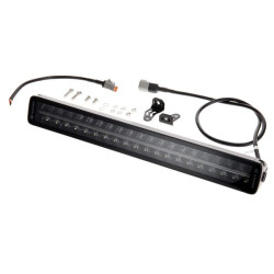 Lampa robocza długa LED, 200W 16800lm prostokątna, 12/24V, biała/pomarańczowa, 561x70x67 mm z wtyczką Deutsch, Combo, prosta, 40